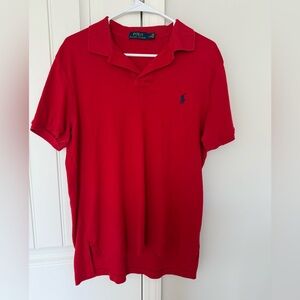 Men’s Red Polo Shirt Size L